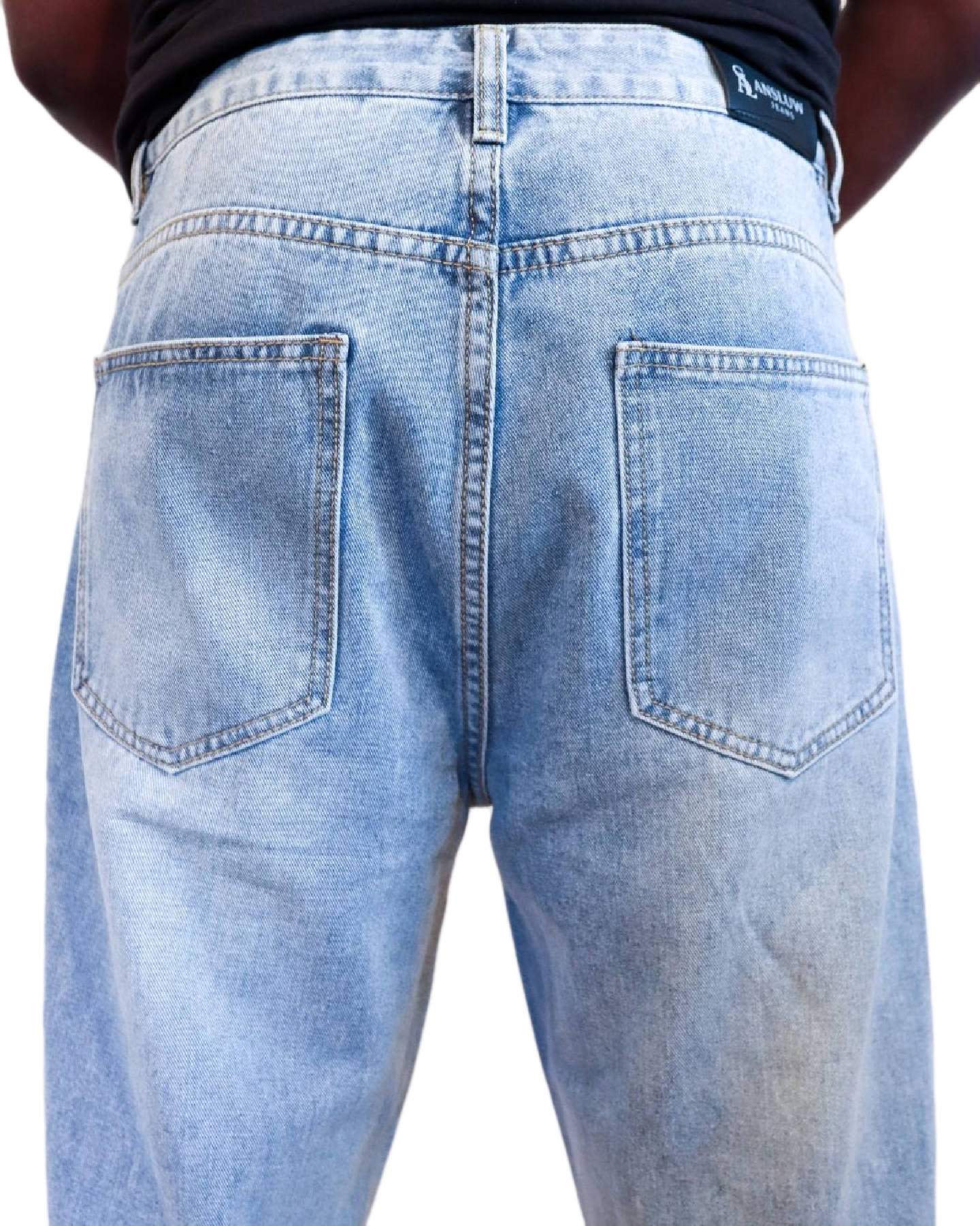 ANSLUW • Wellington – Jeans in Light Blue