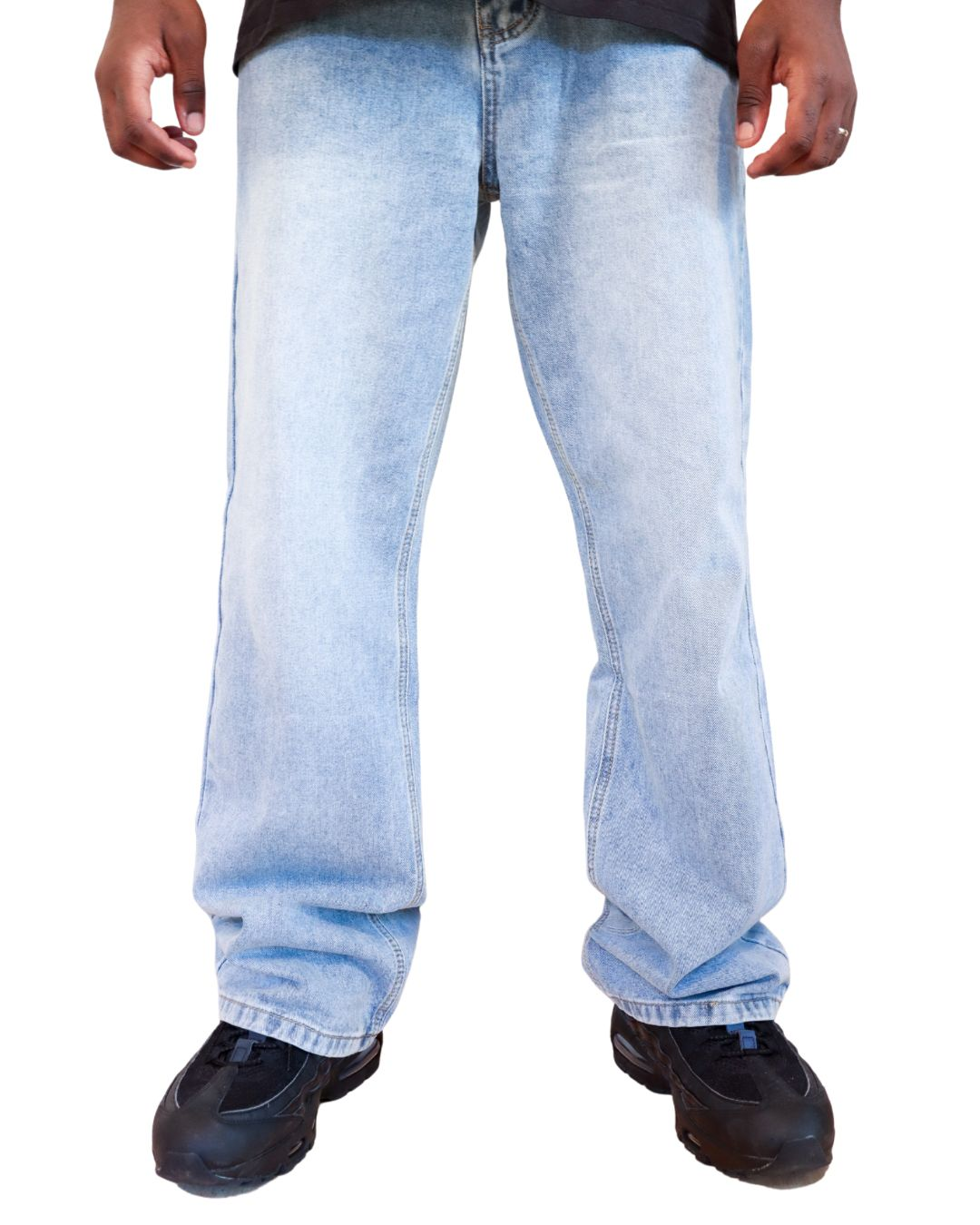 ANSLUW • Wellington – Jeans in Light Blue